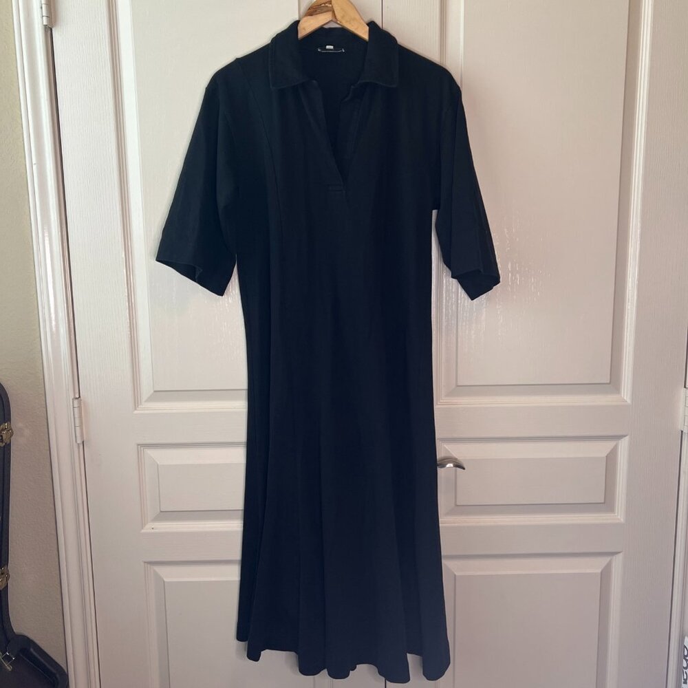 Tuckernuck Black Collared Dress